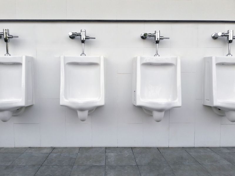 Urinal Installation detail